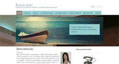 Desktop Screenshot of bokorjudit.hu